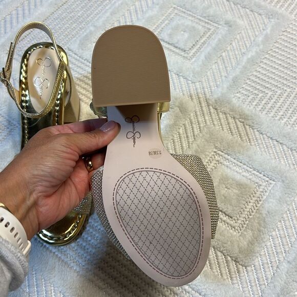 JESSICA SIMPSON - Ohela High Heel in Gold - Picture 5 of 10